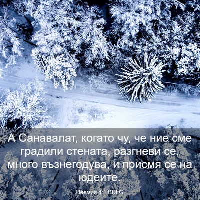 Picture 03 - Неемия 4:1 BULG - А Санавалат, когато чу, че - Bible Verse Picture