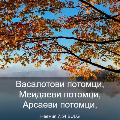 Picture 03 - Неемия 7:54 BULG - Васалотови потомци, - Bible Verse Picture