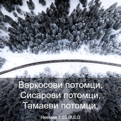 Picture 03 - Неемия 7:55 BULG - Варкосови потомци, - Bible Verse Picture