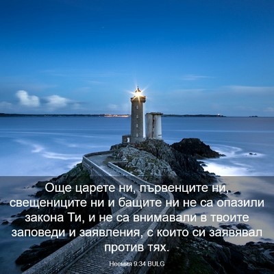 Picture 03 - Неемия 9:34 BULG - Още царете ни, първенците - Bible Verse Picture