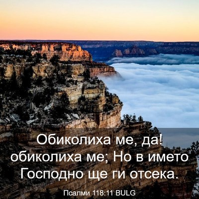 Picture 03 - Псалми 118:11 BULG - Обиколиха ме, да! обиколиха - Bible Verse Picture