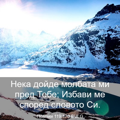 Picture 03 - Псалми 119:170 BULG - Нека дойде молбата ми пред - Bible Verse Picture