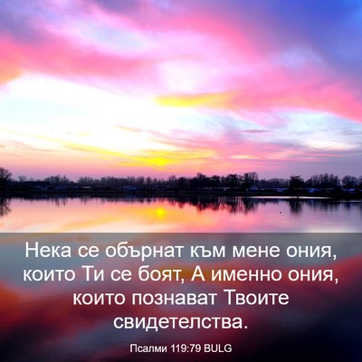 Picture 03 - Псалми 119:79 BULG - Нека се обърнат към мене - Bible Verse Picture