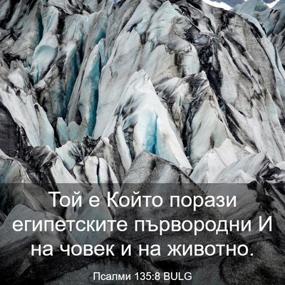 Picture 03 - Псалми 135:8 BULG - Той е Който порази - Bible Verse Picture