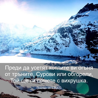 Picture 03 - Псалми 58:9 BULG - Преди да усетят котлите ви - Bible Verse Picture