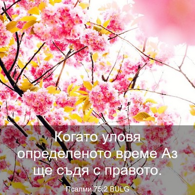 Picture 03 - Псалми 75:2 BULG - Когато уловя определеното - Bible Verse Picture