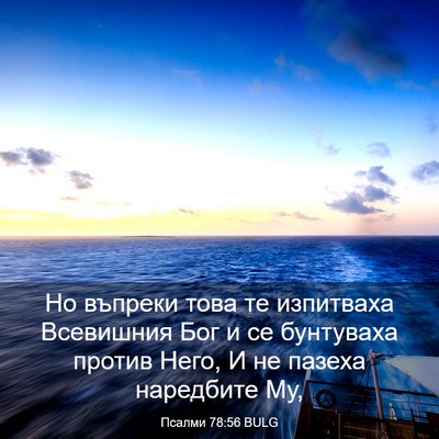 Picture 03 - Псалми 78:56 BULG - Но въпреки това те - Bible Verse Picture