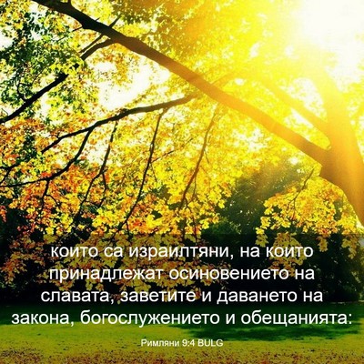 Picture 03 - Римляни 9:4 BULG - които са израилтяни, на - Bible Verse Picture