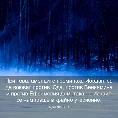 Picture 03 - Съдии 10:9 BULG - При това, амонците - Bible Verse Picture