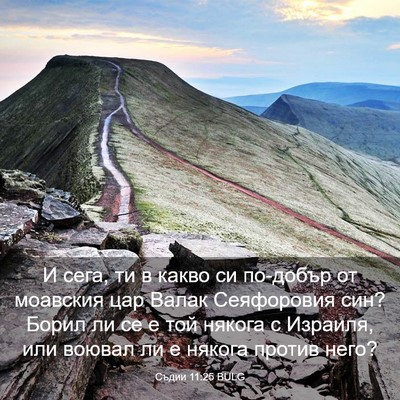 Picture 03 - Съдии 11:25 BULG - И сега, ти в какво си - Bible Verse Picture