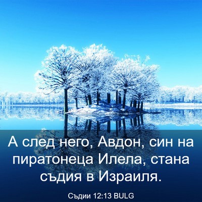 Picture 03 - Съдии 12:13 BULG - А след него, Авдон, син на - Bible Verse Picture
