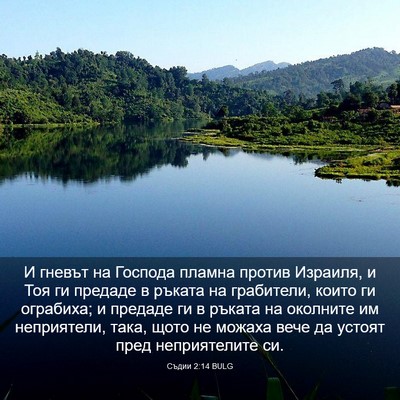 Picture 03 - Съдии 2:14 BULG - И гневът на Господа пламна - Bible Verse Picture