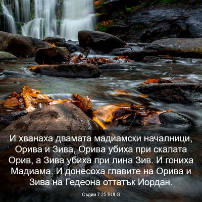 Picture 03 - Съдии 7:25 BULG - И хванаха двамата - Bible Verse Picture