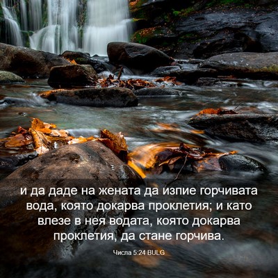 Picture 03 - Числа 5:24 BULG - и да даде на жената да - Bible Verse Picture