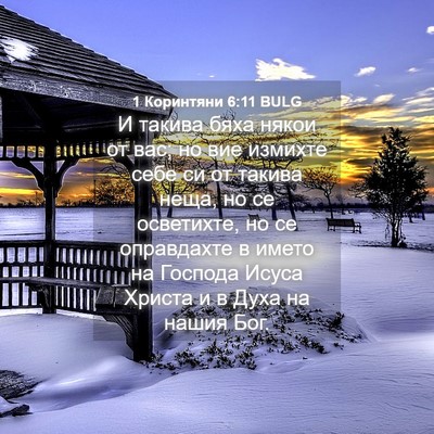 Picture 04 - 1 Коринтяни 6:11 BULG - И такива бяха някои от вас; - Bible Verse Picture