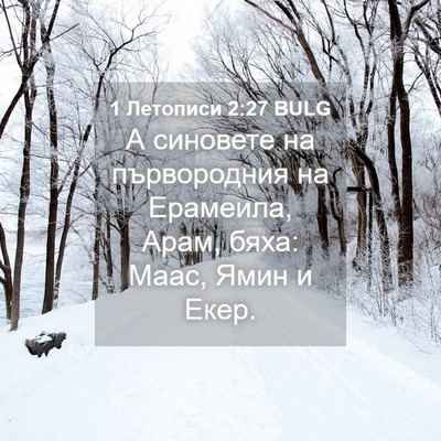 Picture 04 - 1 Летописи 2:27 BULG - А синовете на първородния - Bible Verse Picture