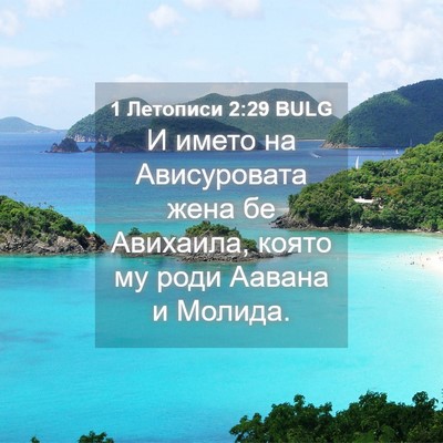 Picture 04 - 1 Летописи 2:29 BULG - И името на Ависуровата - Bible Verse Picture