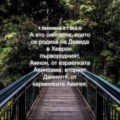 Picture 04 - 1 Летописи 3:1 BULG - А ето синовете, които се - Bible Verse Picture