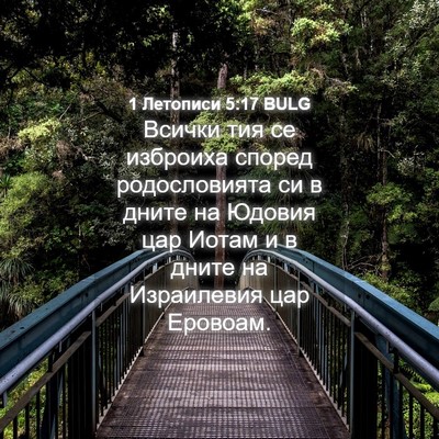Picture 04 - 1 Летописи 5:17 BULG - Всички тия се изброиха - Bible Verse Picture