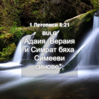 Picture 04 - 1 Летописи 8:21 BULG - Адаия, Вераия и Симрат бяха - Bible Verse Picture