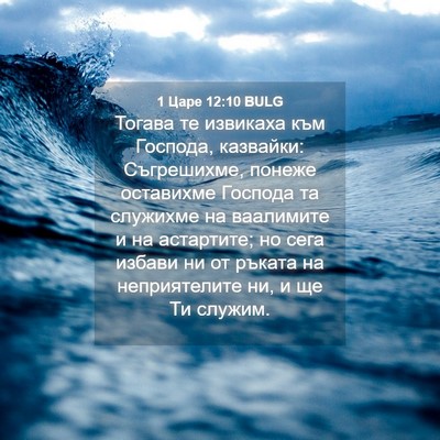 Picture 04 - 1 Царе 12:10 BULG - Тогава те извикаха към - Bible Verse Picture