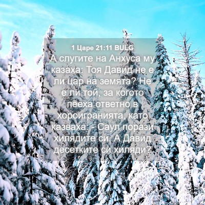 Picture 04 - 1 Царе 21:11 BULG - А слугите на Анхуса му - Bible Verse Picture