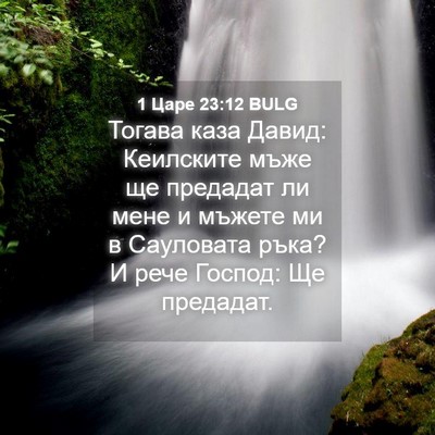 Picture 04 - 1 Царе 23:12 BULG - Тогава каза Давид: - Bible Verse Picture