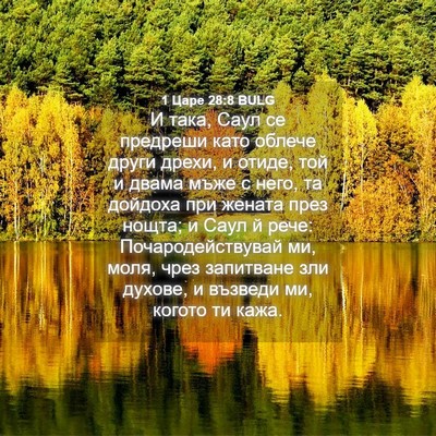 Picture 04 - 1 Царе 28:8 BULG - И така, Саул се предреши - Bible Verse Picture