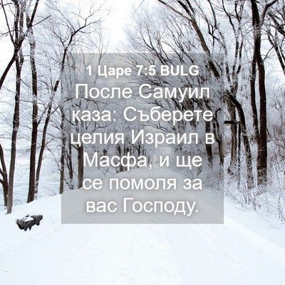 Picture 04 - 1 Царе 7:5 BULG - После Самуил каза: - Bible Verse Picture