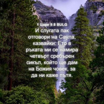 Picture 04 - 1 Царе 9:8 BULG - И слугата пак отговори на - Bible Verse Picture