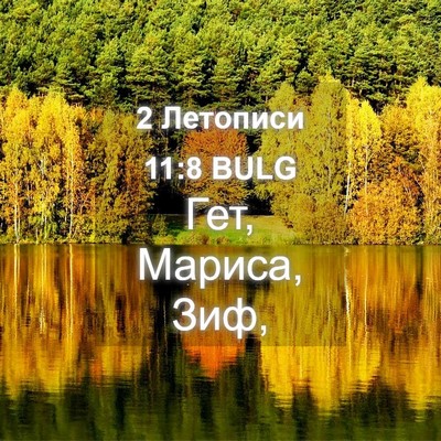 Picture 04 - 2 Летописи 11:8 BULG - Гет, Мариса, - Bible Verse Picture
