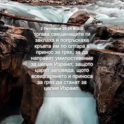 Picture 04 - 2 Летописи 29:24 BULG - тогава свещениците ги - Bible Verse Picture