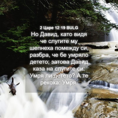 Picture 04 - 2 Царе 12:19 BULG - Но Давид, като видя че - Bible Verse Picture