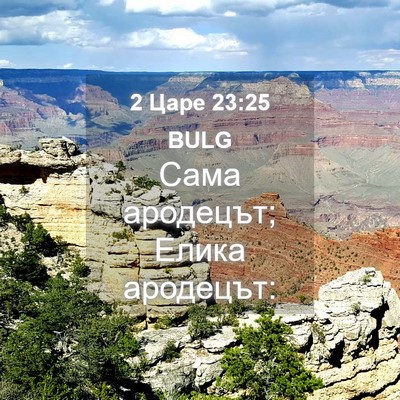 Picture 04 - 2 Царе 23:25 BULG - Сама ародецът; Елика - Bible Verse Picture