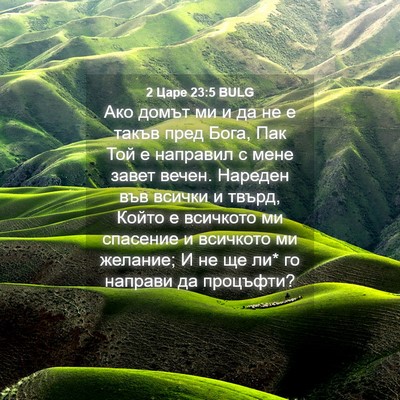 Picture 04 - 2 Царе 23:5 BULG - Ако домът ми и да не е такъв - Bible Verse Picture