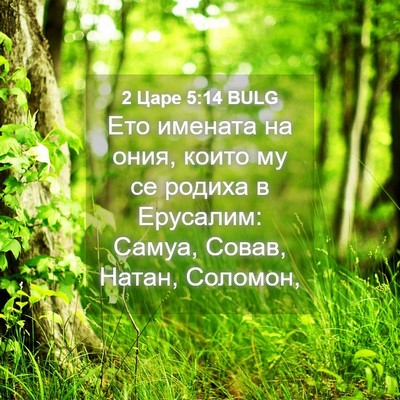 Picture 04 - 2 Царе 5:14 BULG - Ето имената на ония, които - Bible Verse Picture