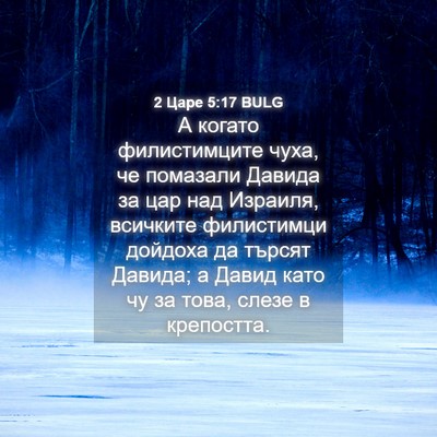 Picture 04 - 2 Царе 5:17 BULG - А когато филистимците - Bible Verse Picture