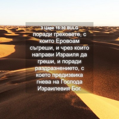 Picture 04 - 3 Царе 15:30 BULG - поради греховете, с които - Bible Verse Picture