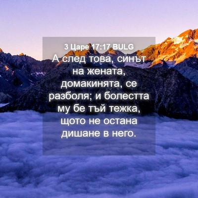 Picture 04 - 3 Царе 17:17 BULG - А след това, синът на - Bible Verse Picture