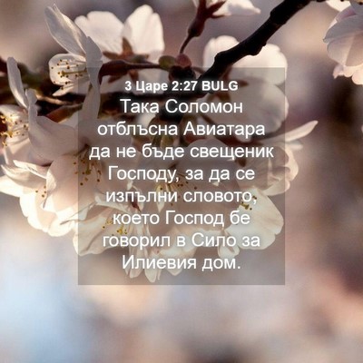 Picture 04 - 3 Царе 2:27 BULG - Така Соломон отблъсна - Bible Verse Picture