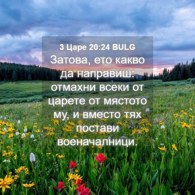 Picture 04 - 3 Царе 20:24 BULG - Затова, ето какво да - Bible Verse Picture