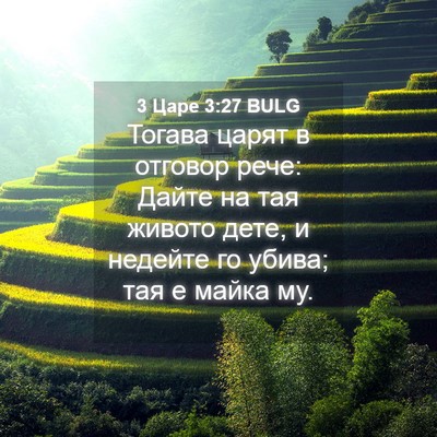 Picture 04 - 3 Царе 3:27 BULG - Тогава царят в отговор - Bible Verse Picture