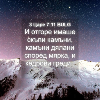 Picture 04 - 3 Царе 7:11 BULG - И отгоре имаше скъпи - Bible Verse Picture