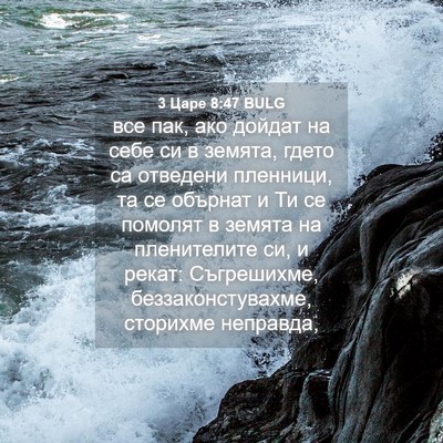 Picture 04 - 3 Царе 8:47 BULG - все пак, ако дойдат на себе - Bible Verse Picture