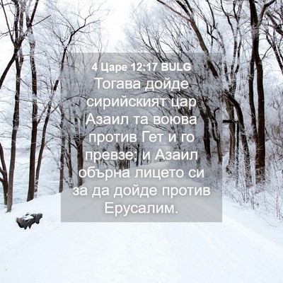 Picture 04 - 4 Царе 12:17 BULG - Тогава дойде сирийският - Bible Verse Picture