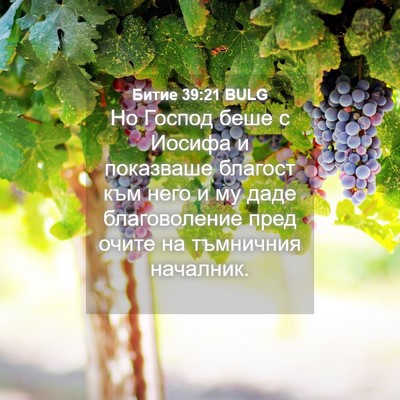 Picture 04 - Битие 39:21 BULG - Но Господ беше с Иосифа и - Bible Verse Picture