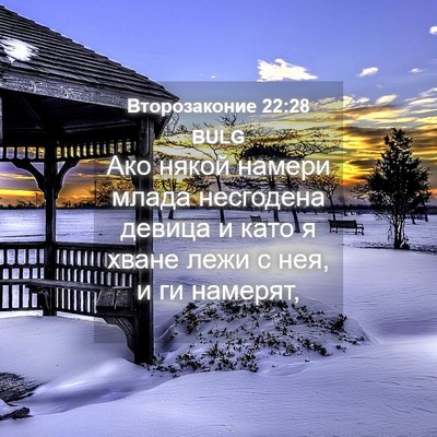 Picture 04 - Второзаконие 22:28 BULG - Ако някой намери млада - Bible Verse Picture