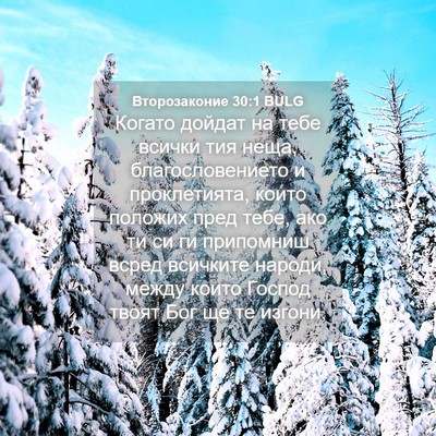 Picture 04 - Второзаконие 30:1 BULG - Когато дойдат на тебе - Bible Verse Picture