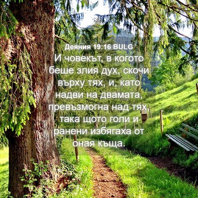 Picture 04 - Деяния 19:16 BULG - И човекът, в когото беше - Bible Verse Picture