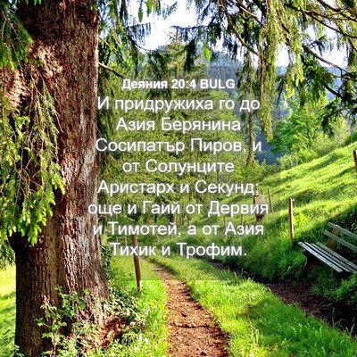 Picture 04 - Деяния 20:4 BULG - И придружиха го до Азия - Bible Verse Picture